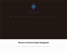 Tablet Screenshot of diamondcapitalmgmt.com